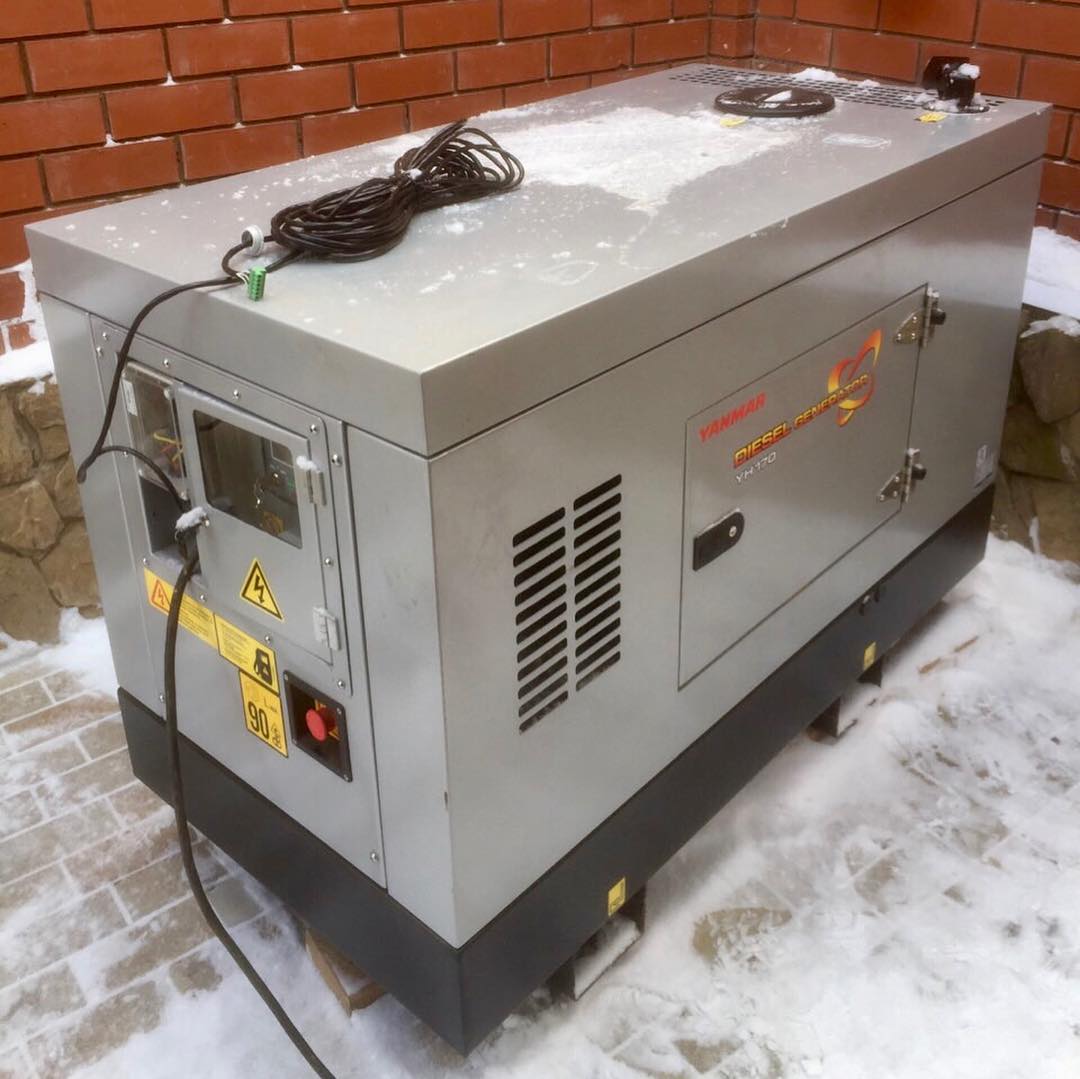 Приступили к монтажу японского дизель генератора Yanmar YH170