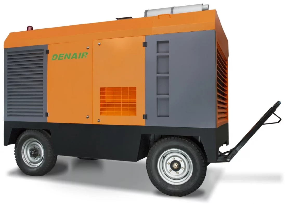 Дизельный компрессор Denair DACY-5/7 (на шасси)