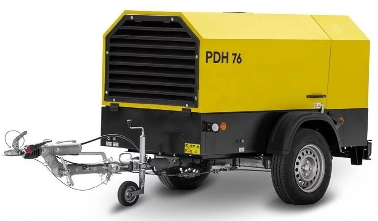 Дизельный компрессор Dalgakiran PDH 76-14 (фикс с тормозом)