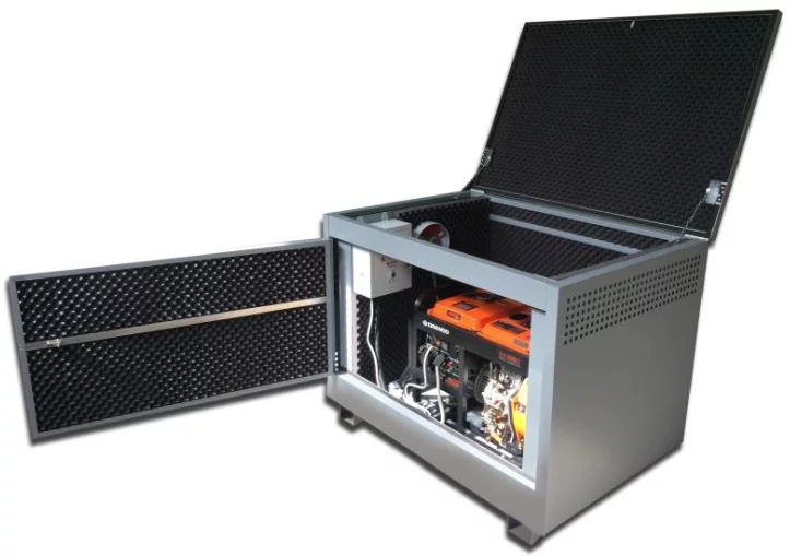 Бензиновый генератор Energo EB 7.0/400-SE в контейнере