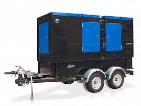 Дизельный генератор ТСС АД-200С-Т400-1РКМ5 на шасси — фото 1