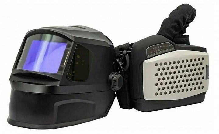Маска сварщика КЕДР (В РАЗОБР.ВИДЕ) К-924Т EXPERT dual с ТУРБОБЛОКОМ