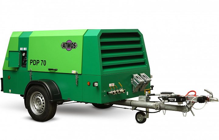 Дизельный компрессор Atmos PDP 65 7 фикс с тормозом