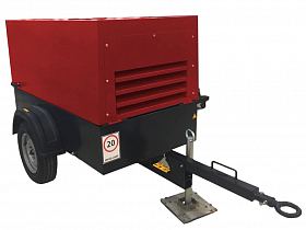 Дизельный компрессор Chicago Pneumatic CPS 5.0 на шасси — фото 1